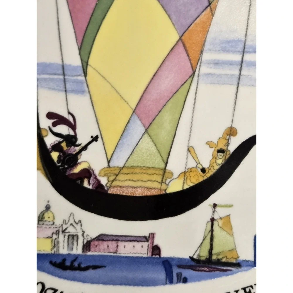 Villeroy & Boch LE BALLON Salad Accent‎ Plates CARNIVAL HOT AIR BALLOON Set of 6